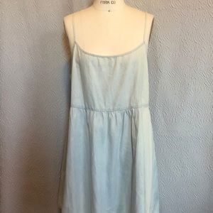 American Apparel M/L light denim dress